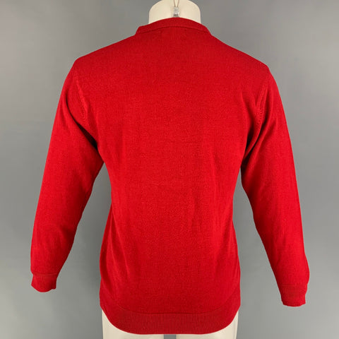 Vintage POLO by RALPH LAUREN Size M Red Cashmere Crew-Neck Sweater