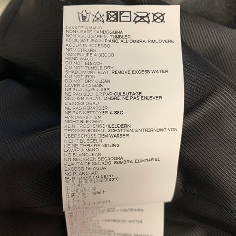 MAISON MARGIELA Taille 32 Pantalon décontracté en polyuréthane uni noir