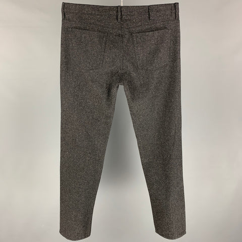 MARC by MARC JACOBS Size 36 Black Cream Speckled Cotton Blend Straight Jeans
