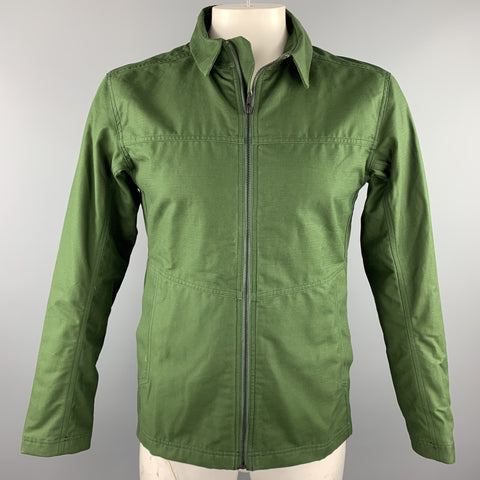 ARCTERYX Size M Forest Green Cotton Zip Up Insulated Proxy Jacket