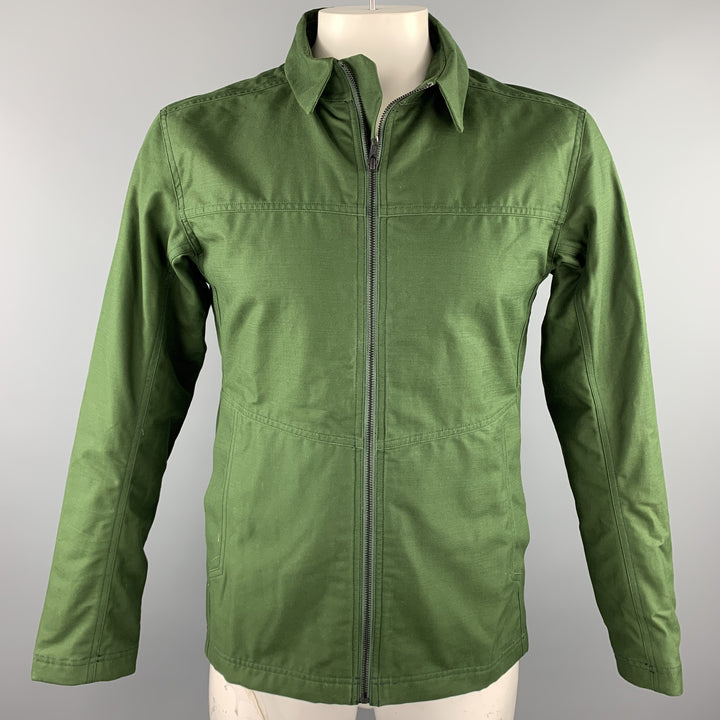 ARCTERYX Size M Forest Green Cotton Zip Up Insulated Proxy Jacket