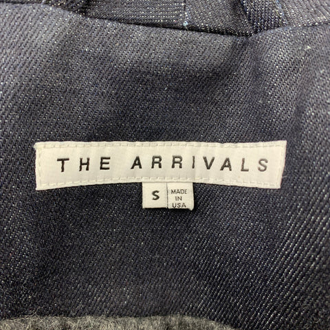 THE ARRIVALS Lykke Size S Indigo Denim Shawl Collar Jacket