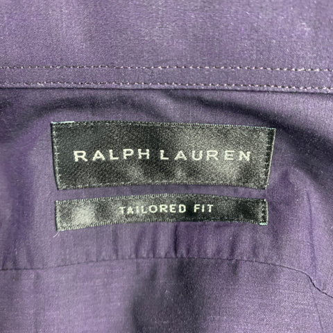 RALPH LAUREN Size S Purple Cotton Button Up Long Sleeve Shirt