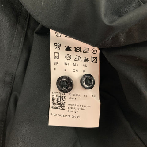 HUGO BOSS Size S Black Cotton Button Up Long Sleeve Shirt