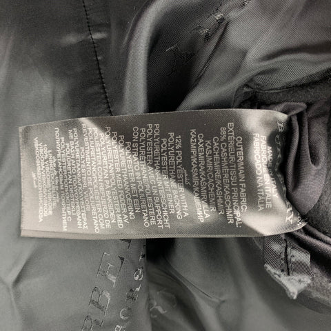 BURBERRY PRORSUM Size 38 Black Cashmere Blend Cropped Jacket