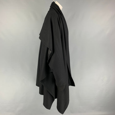 S'YTE by YOHJI YAMAMOTO Size M Black Wool Layered Coat
