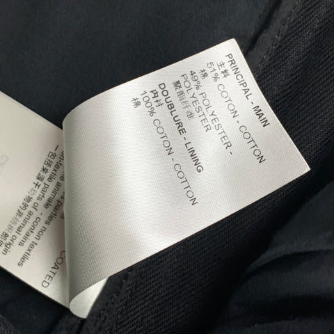LOUIS VUITTON Size 2 Black Cotton Polyester Bermuda Dress Pants
