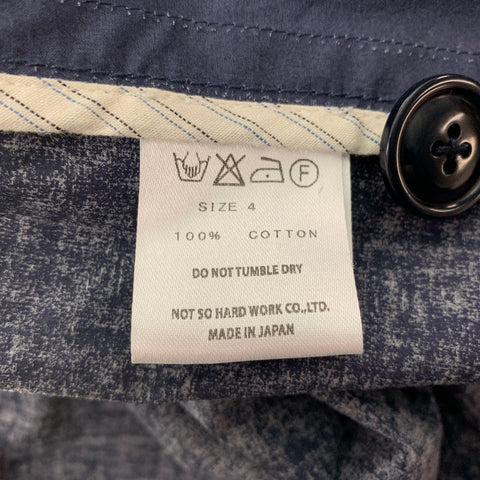 TS (S) Size L Navy Cotton Flap Pockets Jacket