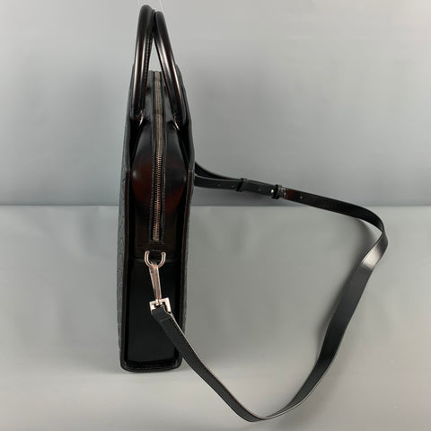 BOTTEGA VENETA Black Intrecciato Leather Shoulder Bag