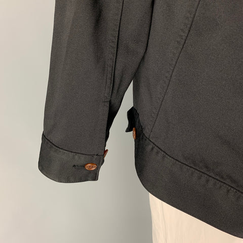 COMME des GARCONS HOMME PLUS Size L Black Polyester Oversized Jacket