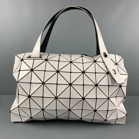 ISSEY MIYAKE BAO BAO White Black Geometric Acetate Tote Bag
