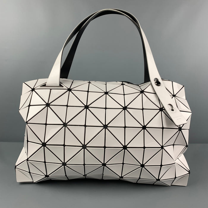 ISSEY MIYAKE BAO BAO White Black Geometric Acetate Tote Bag