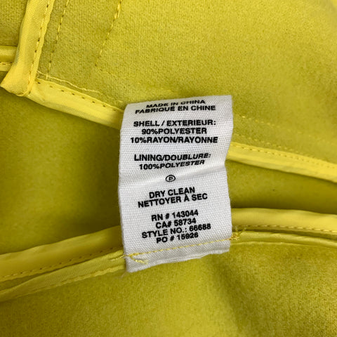 AVEC LES FILLES Taille S Veste motard en mélange de polyester jaune