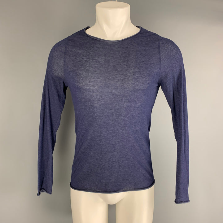 MESSAGERIE Size S Purple Jersey Long Sleeve T-shirt