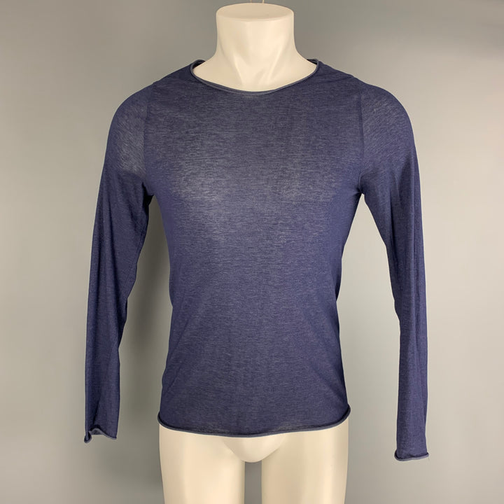 MESSAGERIE Camiseta de manga larga de punto color morado Talla S