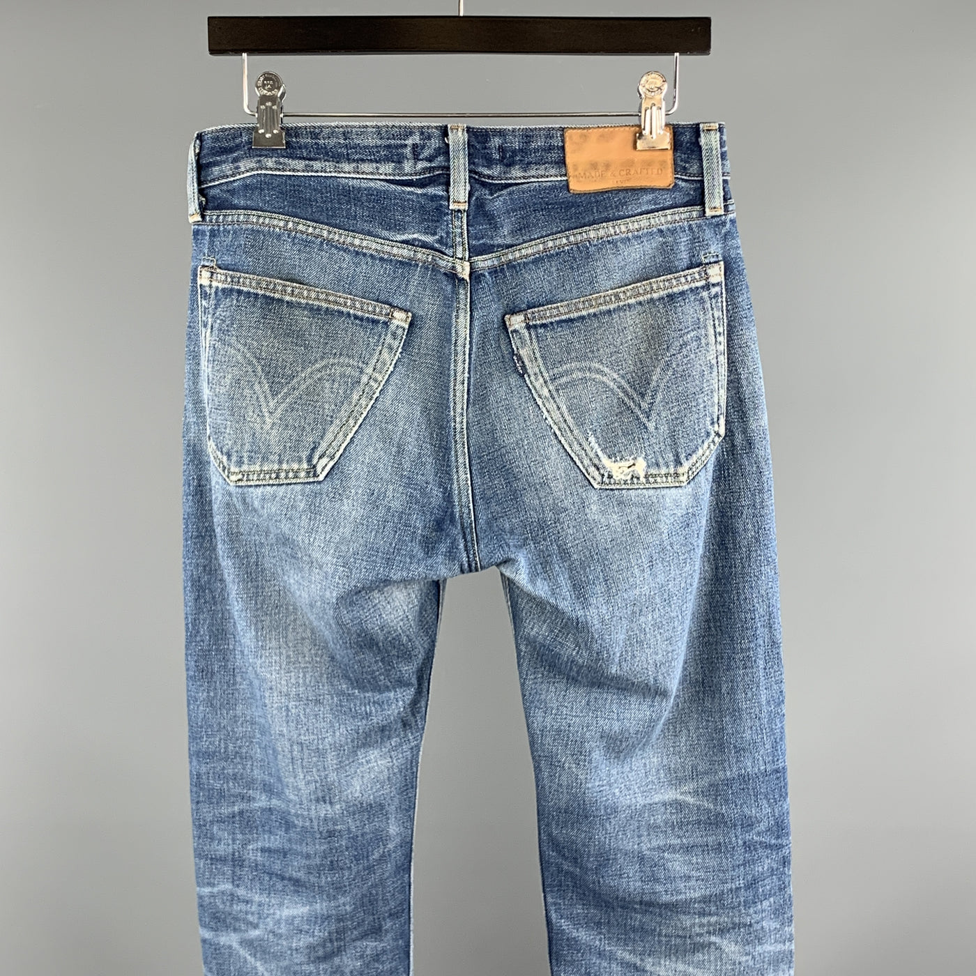 LEVI'S MADE & CRAFTED Size 29 Indigo Washed Cotton Jeans