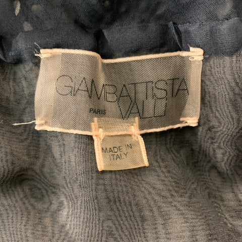 GIAMBATTISTA VALLI Size S Black Lace Dress