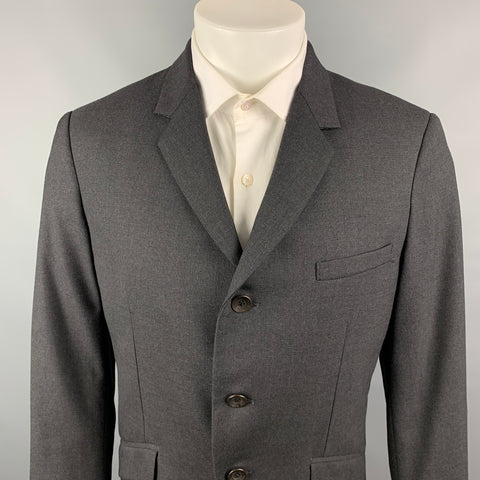 RAG & BONE Size 40 Charcoal Wool Notch Lapel Sport Coat