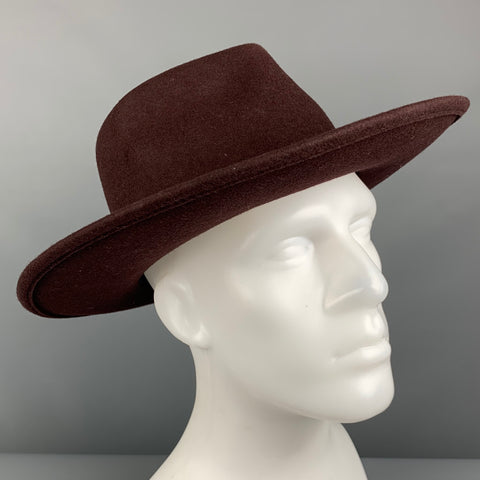 WYETH Size 57 Brown Wool Felt Hat