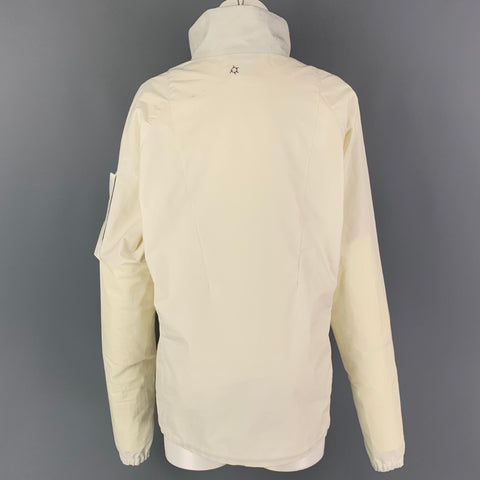 ENFIN LEVE Size M Cream Cotton Pullover Jacket