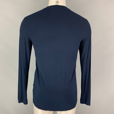 GIORGIO ARMANI Size M Navy Crew-Neck Pullover