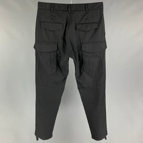 RAG & BONE Size 31 Black Polyester Cotton Cargo Casual Pants