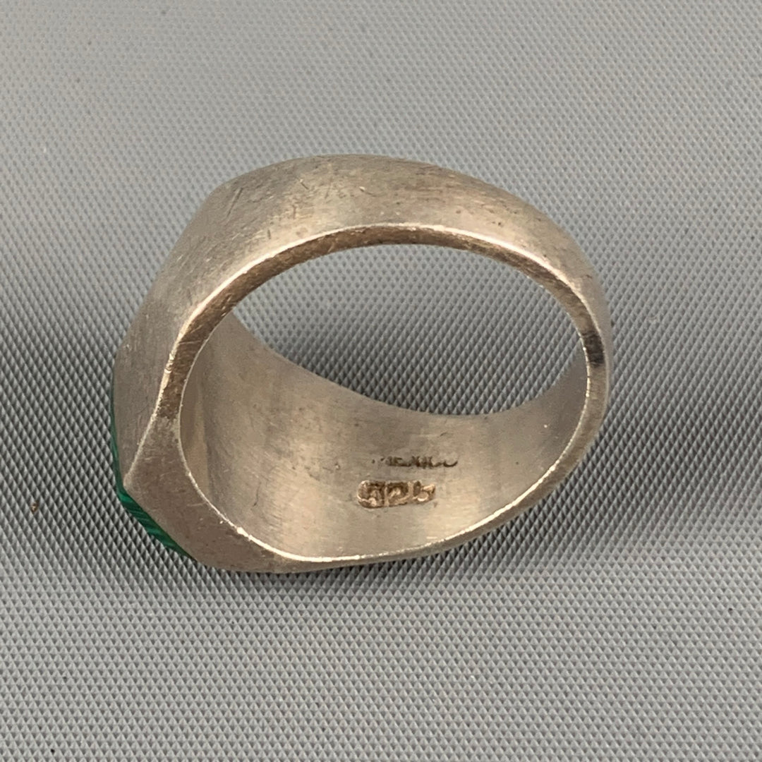 VINTAGE Silver Sterling Silver Gem Stone Ring