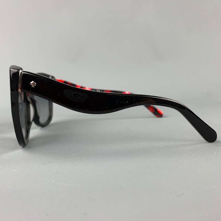 KATE SPADE Amberlys Black Acetate Cat Eye Sunglasses