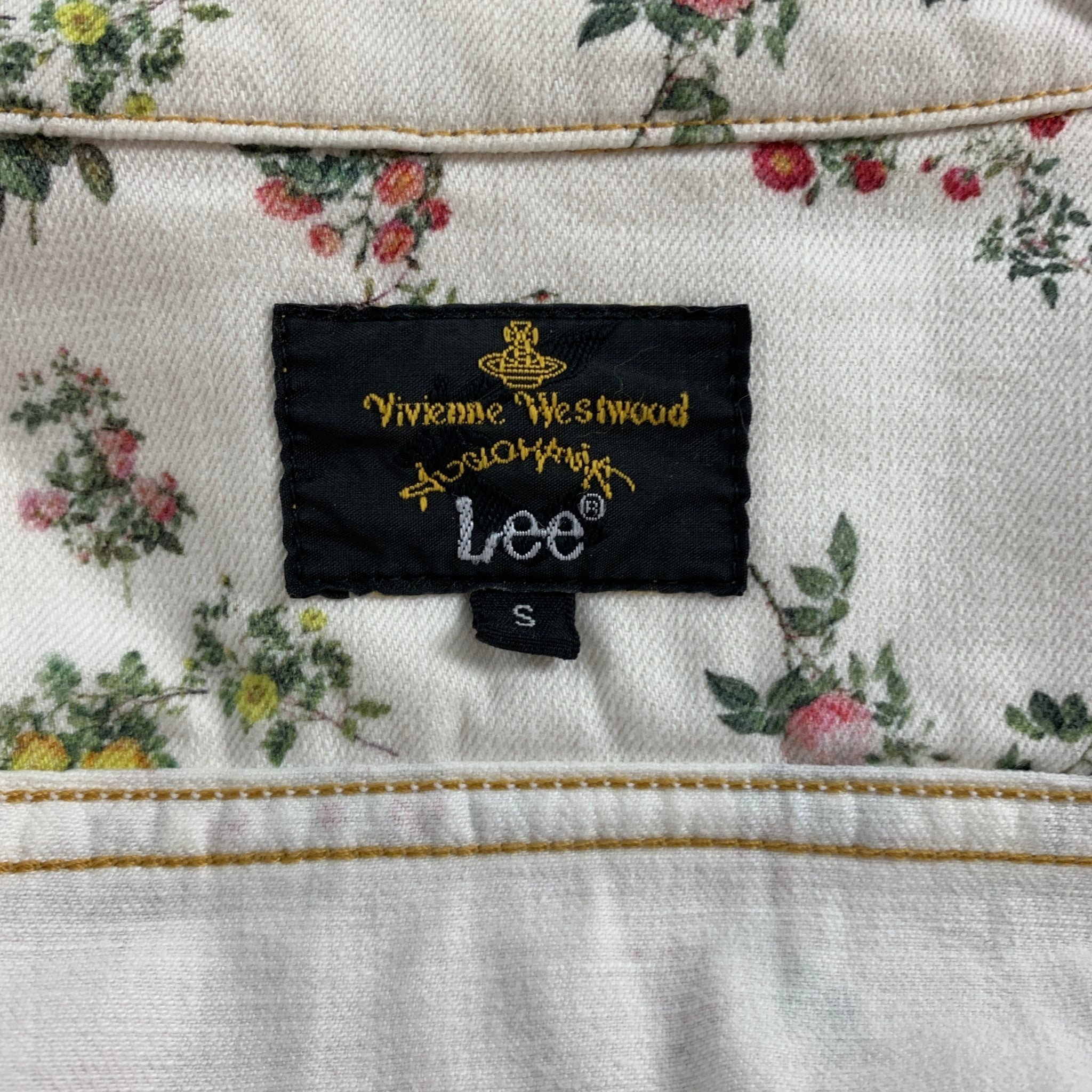 VIVIENNE WESTWOOD ANGLOMANIA x LEE Size S Multi-Color Floral