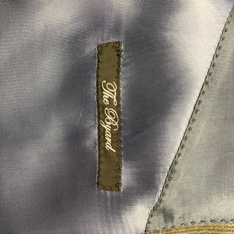 PAUL SMITH The Byard Size 38 Charcoal & Blue Glenplaid Merino Wool Sport Coat