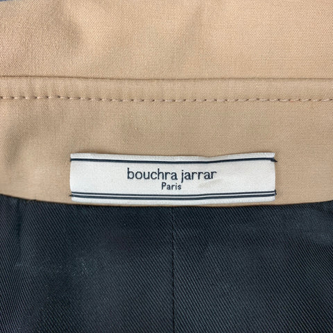BOUCHRA JARRAR Taille 2 Trench-coat ceinturé en coton mélangé beige