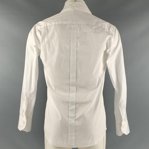 DELADA Taille S Chemise à manches longues en coton blanc