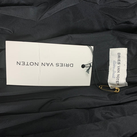 DRIES VAN NOTAN SS 20 Talla XS Chaqueta de tafetán de poliéster negra
