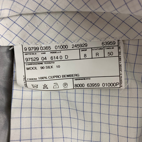 PAL ZILERI Size 34 Charcoal Wool Silk Flat Front Dress Pants