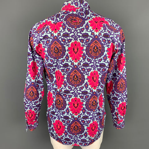 PS by PAUL SMITH Size L Multi-Color Paisley Cotton Long Sleeve Shirt