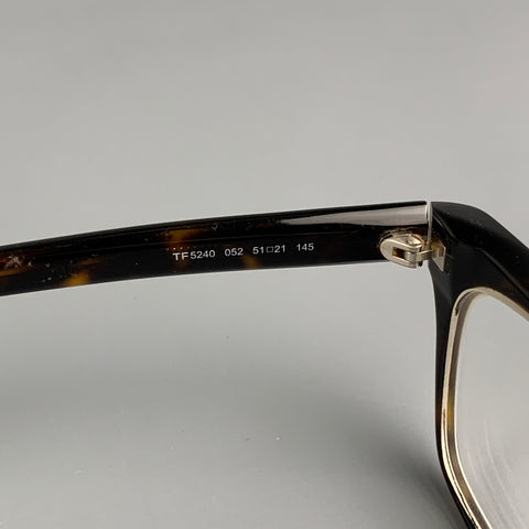 TOM FORD Brown Tortoise Acetate Frames