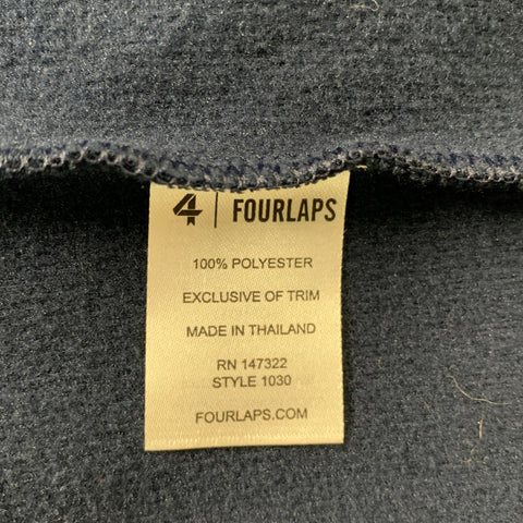 FOURLAPS Chaqueta con cremallera en el pecho de poliéster con bloques de color azul marino talla L