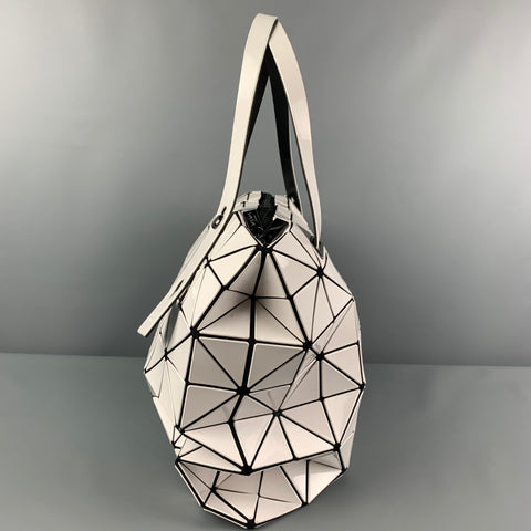 ISSEY MIYAKE BAO BAO White Black Geometric Acetate Tote Bag