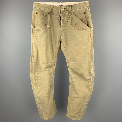 KATOTOOL PROJECT Size 30 Olive Cotton Button Fly Casual Pants