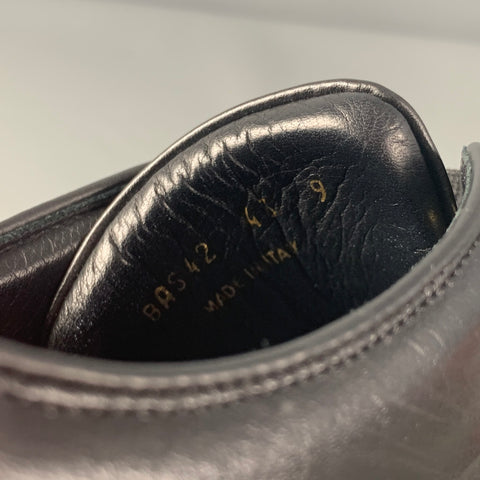 PAUL SMITH Taille 10 Baskets en cuir rouge noir