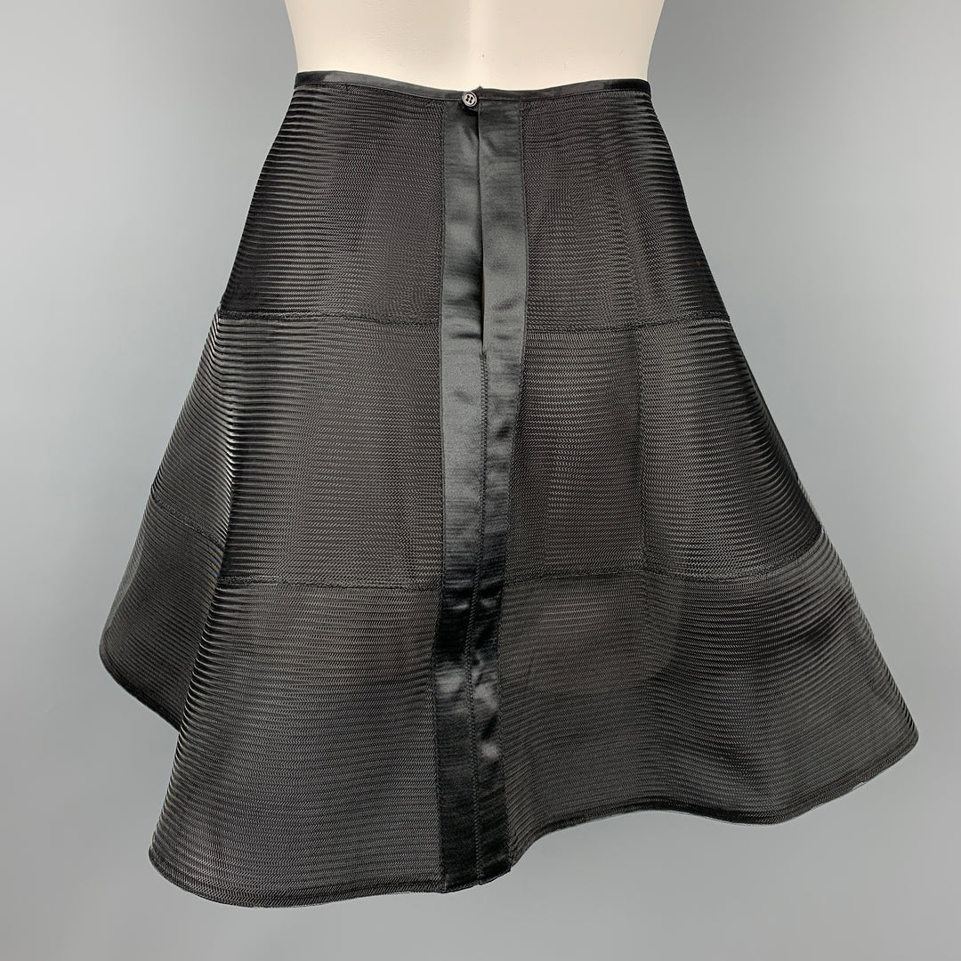 RALPH LAUREN Purple Label Size S Black Polyester Petticoat Skirt