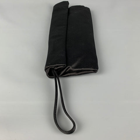 HELMUT LANG Black Nylon Clutch Wristlet