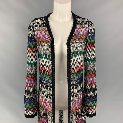MISSONI Cárdigan de mezcla de viscosa de punto multicolor talla 2