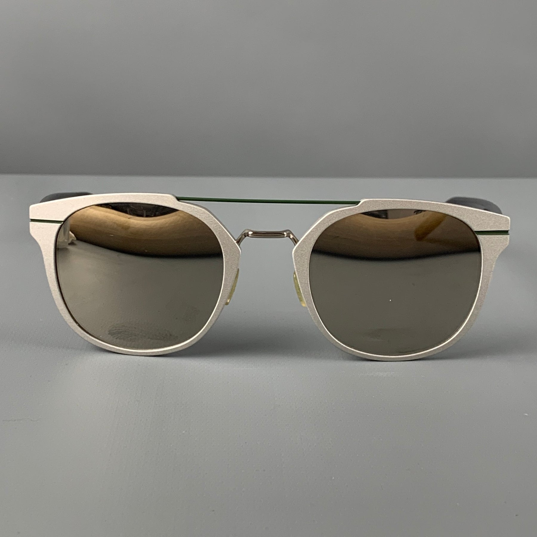 DIOR HOMME Grey Black Mixed Materials Acetate Metal