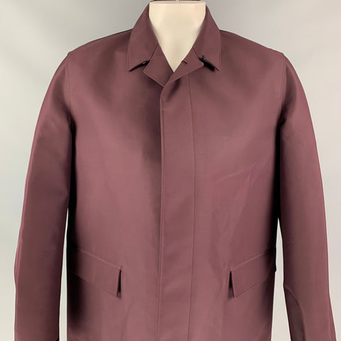 BURBERRY PRORSUM Pre-Fall 2013 Size 46 Purple Raincoat