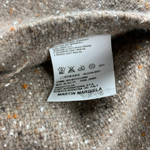 MARTIN MARGIELA Size L Oatmeal Heather Wool Notch Lapel Sport Coat