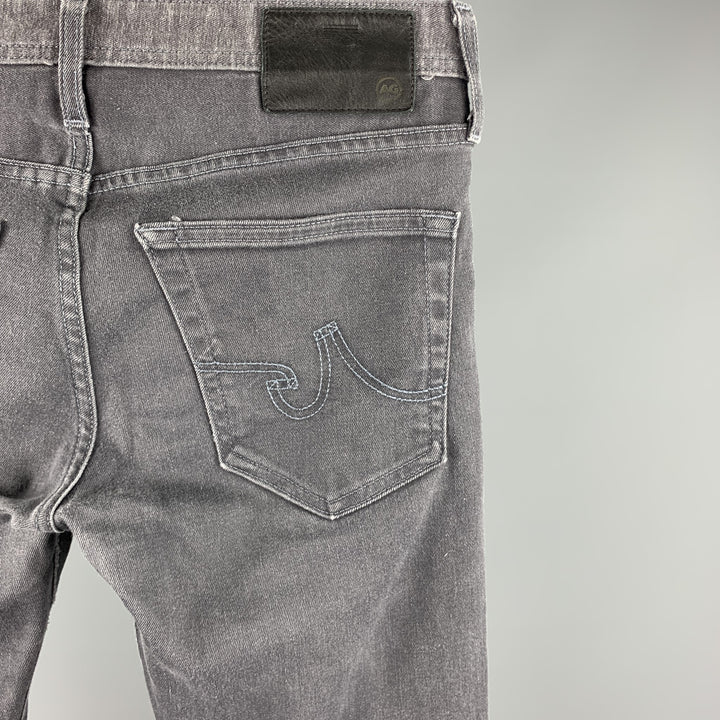ADRIANO GOLDSCHMIED Size 30 Grey Wash Denim Zip Fly Jeans