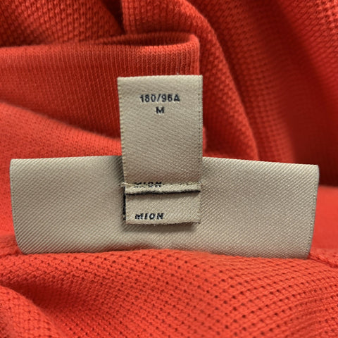 BURBERRY LONDON Size M Red Cotton Blend Polo