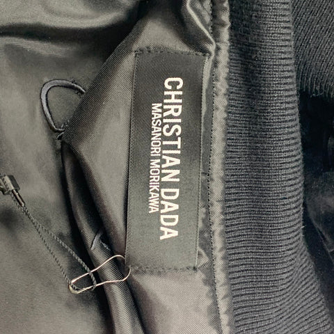 CHRISTIAN DADA FW 19 Size 38 Black Copper Embroidery Cropped Jacket