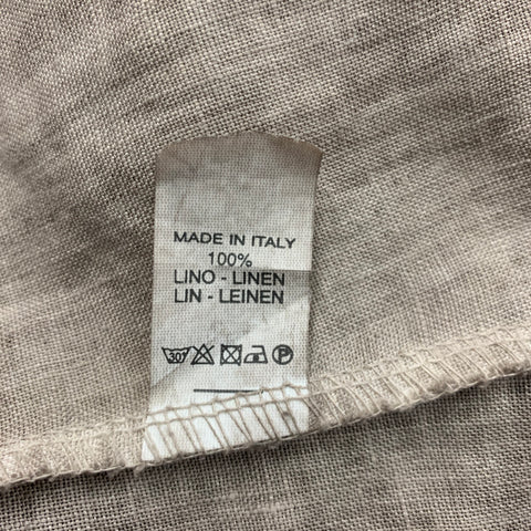 INIZIO Chaqueta Asimétrica Lino Gris Talla L